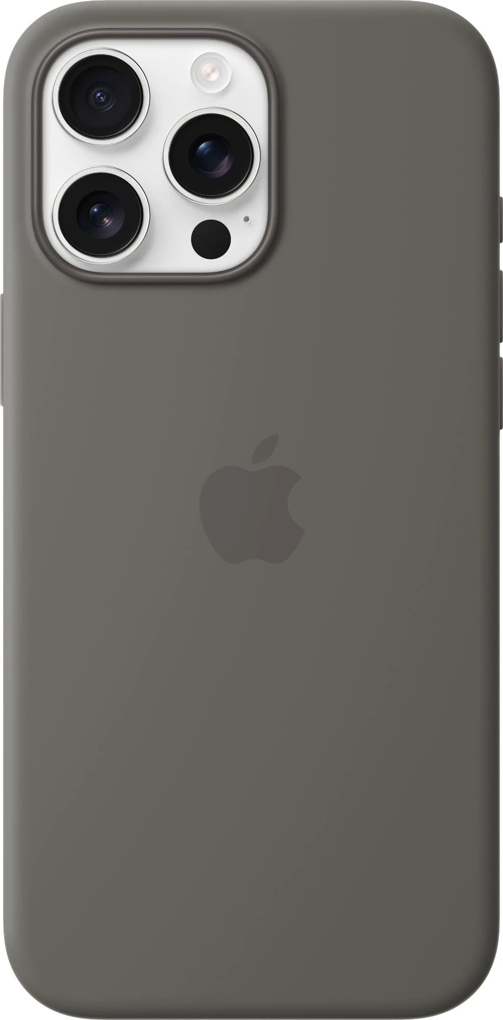 Apple iPhone 16 Pro Max Silicone Case MagSafe Stone Gray